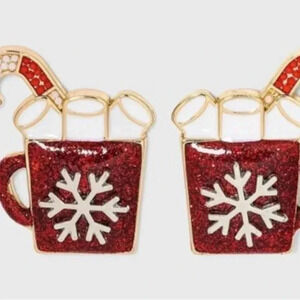 NWT BAUBLEBAR COCOA CUP EARRINGS